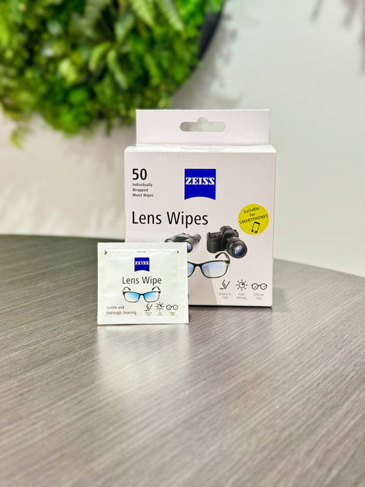 Zeiss Lens Wipes - 50 Individually wrapped