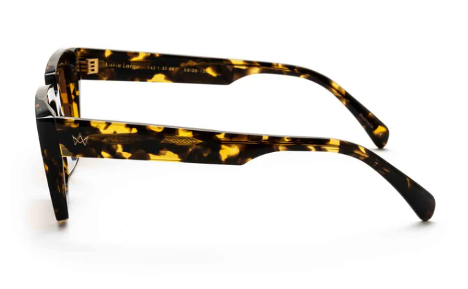 AM Eyewear – Lukie Large Polarised Sunglasses | Seventies Tort