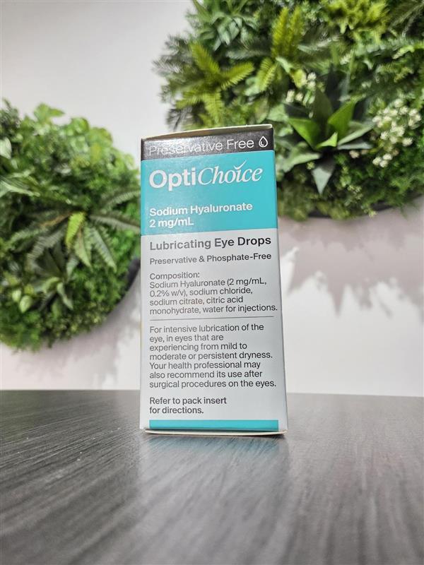 OptiChoice HA 0.2% Lubricating Eye Drops (10 mL)