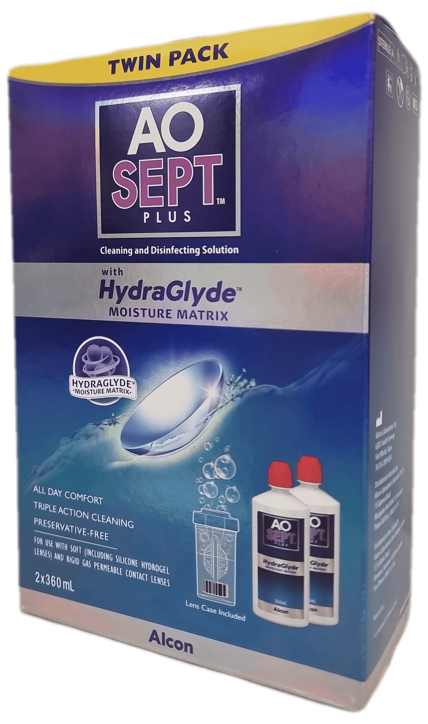 AO Sept Plus with HydraGlyde - Twin Pack