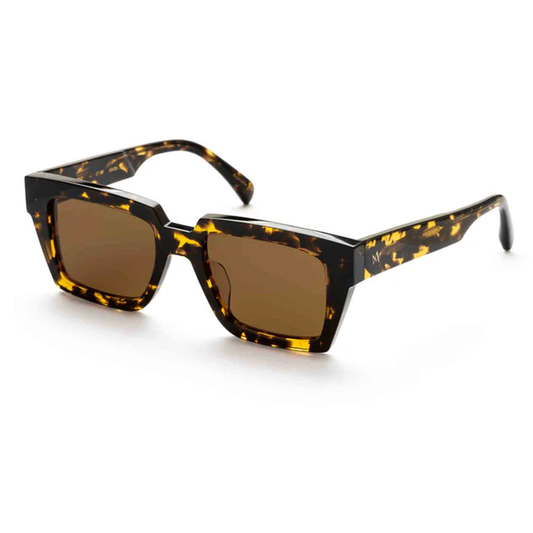 AM Eyewear – Lukie Large Polarised Sunglasses | Seventies Tort