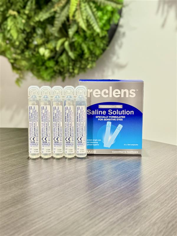 Reclens Non-Preserve Saline - Single Use