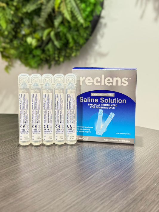 Reclens Non-Preserve Saline - Single Use