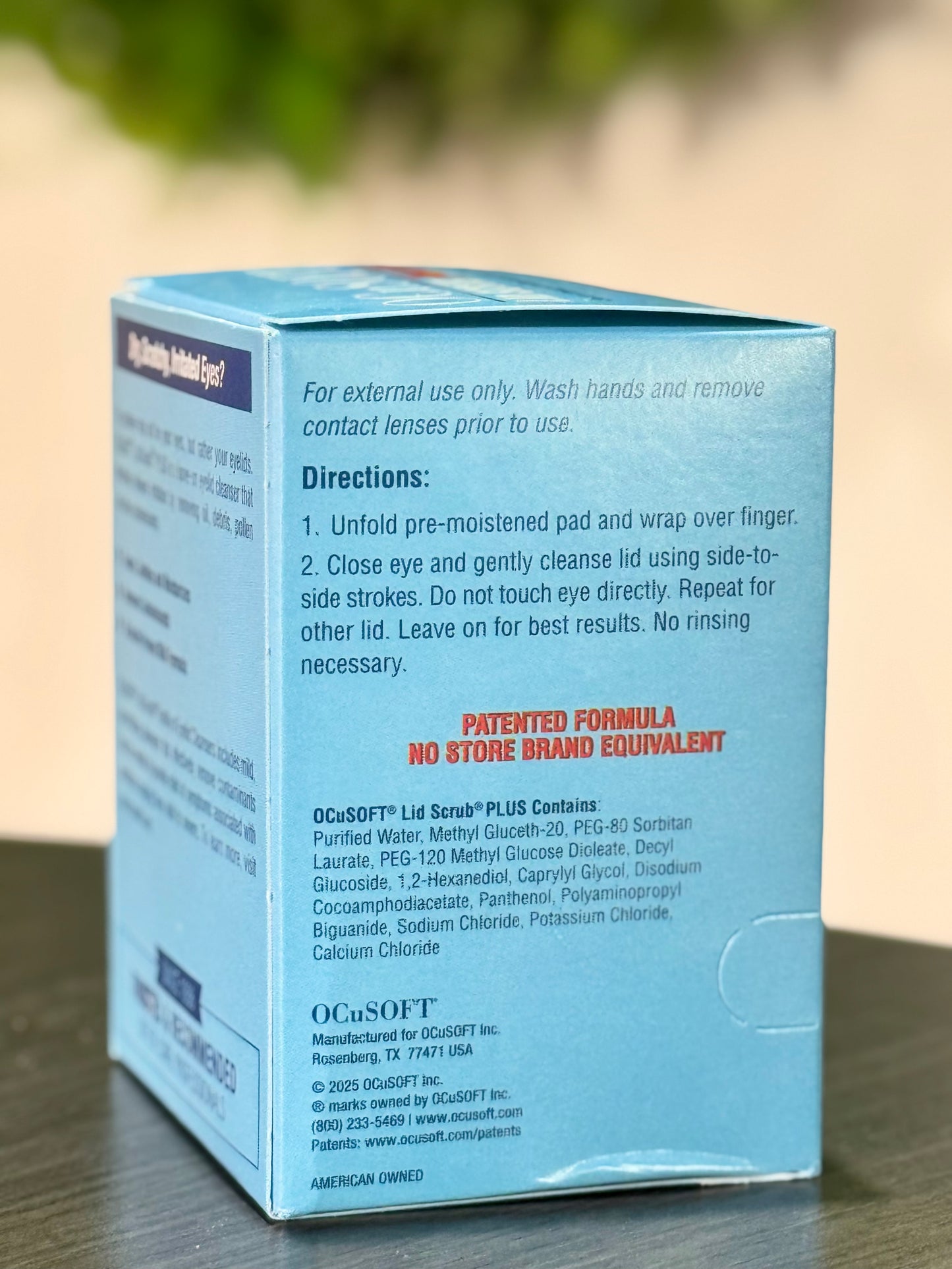 OCuSOFT Lid Scrub Plus Sachets