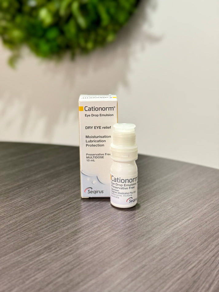 Cationorm Lubricating Eye Drops – Multidose Bottle 10mL – Eye Solutions