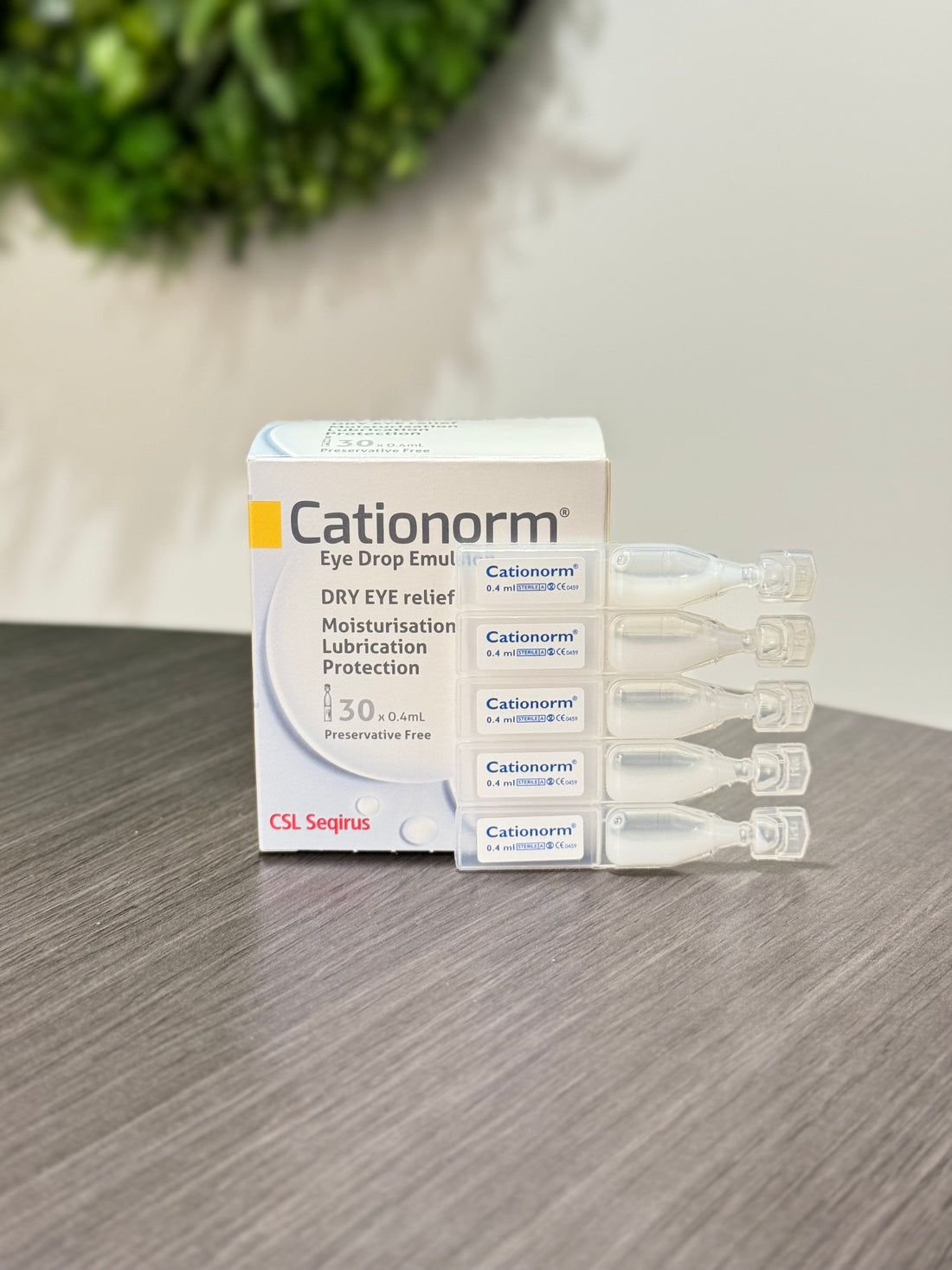 Cationorm Lubricating Eye Drops – Unit Dose 30x0.4mL – Eye Solutions
