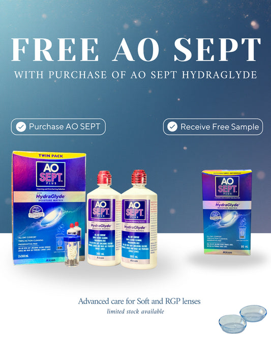 AO Sept HydraGlyde Cleaning & Disinfecting Solution - Twin Pack
