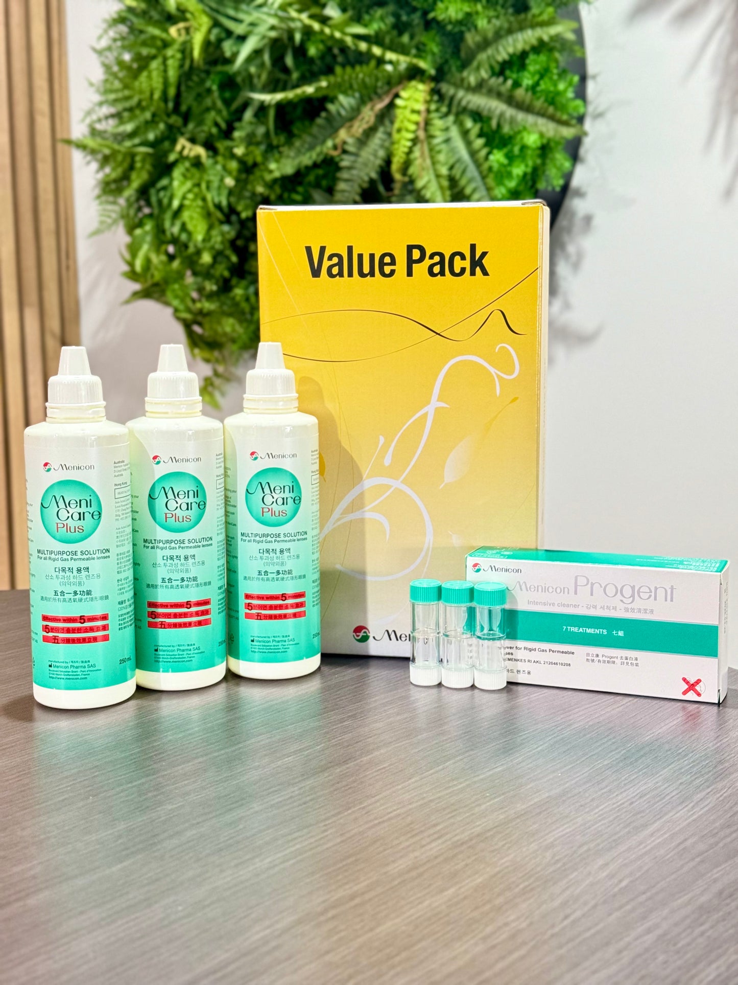 Menicon Menicare Plus and Progent - Value Pack