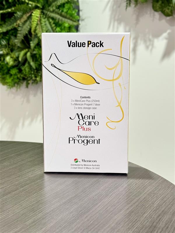 Menicon Menicare Plus and Progent - Value Pack