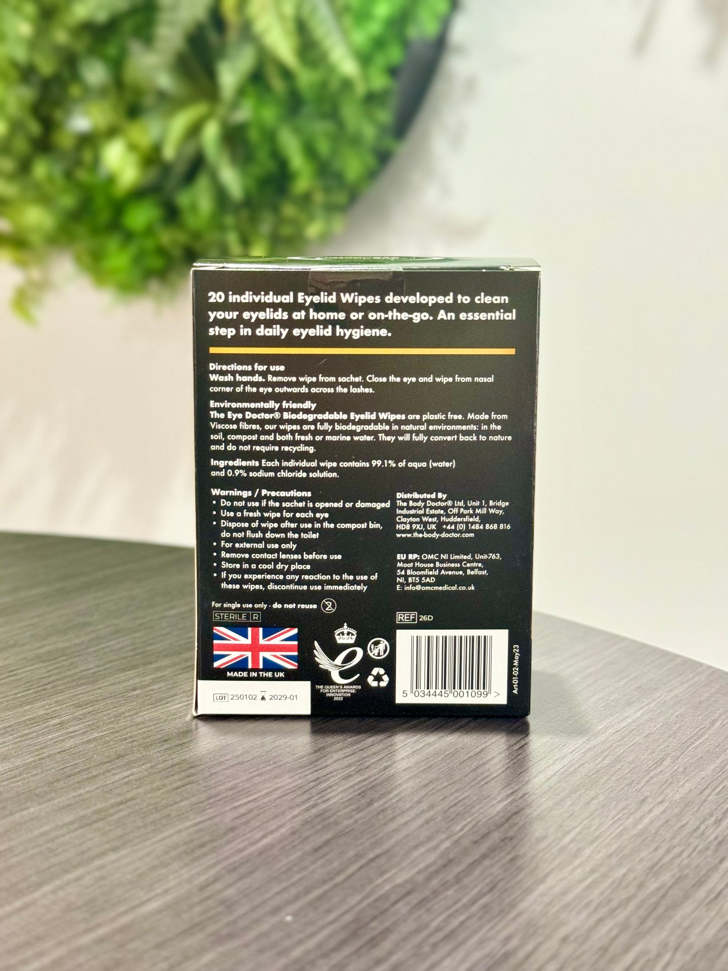 The Eye Doctor Eyelid Wipes