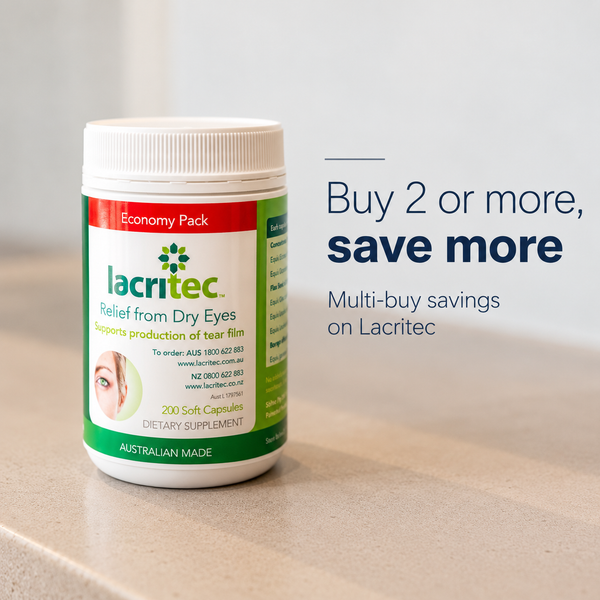 LACRITEC Dry Eye Supplement - Economy Pack