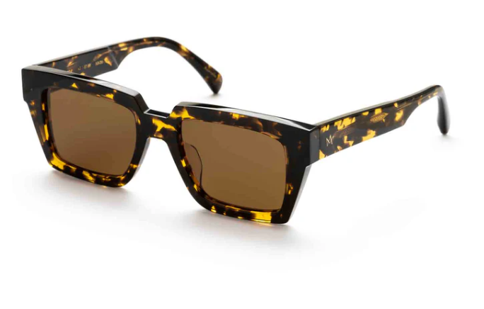 AM Eyewear – Lukie Large Polarised Sunglasses | Seventies Tort