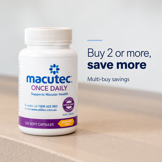 MACUTEC Macula Health Capsules - Economy Pack 120 Soft Capsules