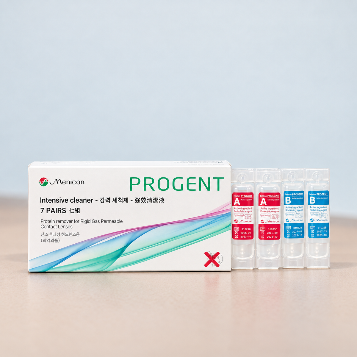 Menicon Progent Contact Lens Cleaner