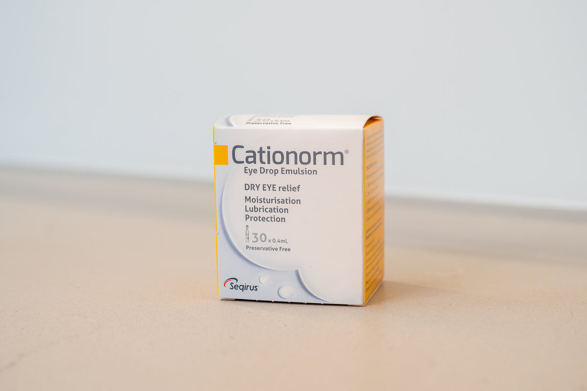 Cationorm Lubricating Eye Drops – Unit Dose 30x0.4mL