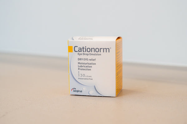 Cationorm Lubricating Eye Drops – Unit Dose 30x0.4mL