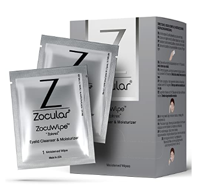 Zocular Eyelid Wipes pk30