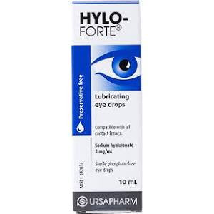 Hylo-forte eye drops, just the box
